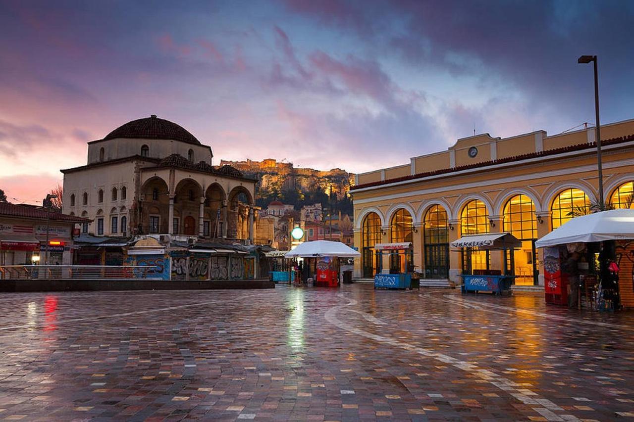 Pale Coloured Apt In Athens Historic Centre Екстериор снимка
